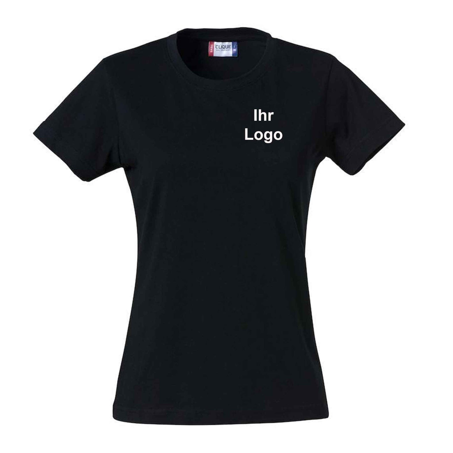 Leichtes T-Shirt schmal geschnitten mit Nackenband, Kragen ist mit Elasthan versetzt, verstärkte Schulternähte. Herren ist rundgestrickt, Damen mit Seitennähten.