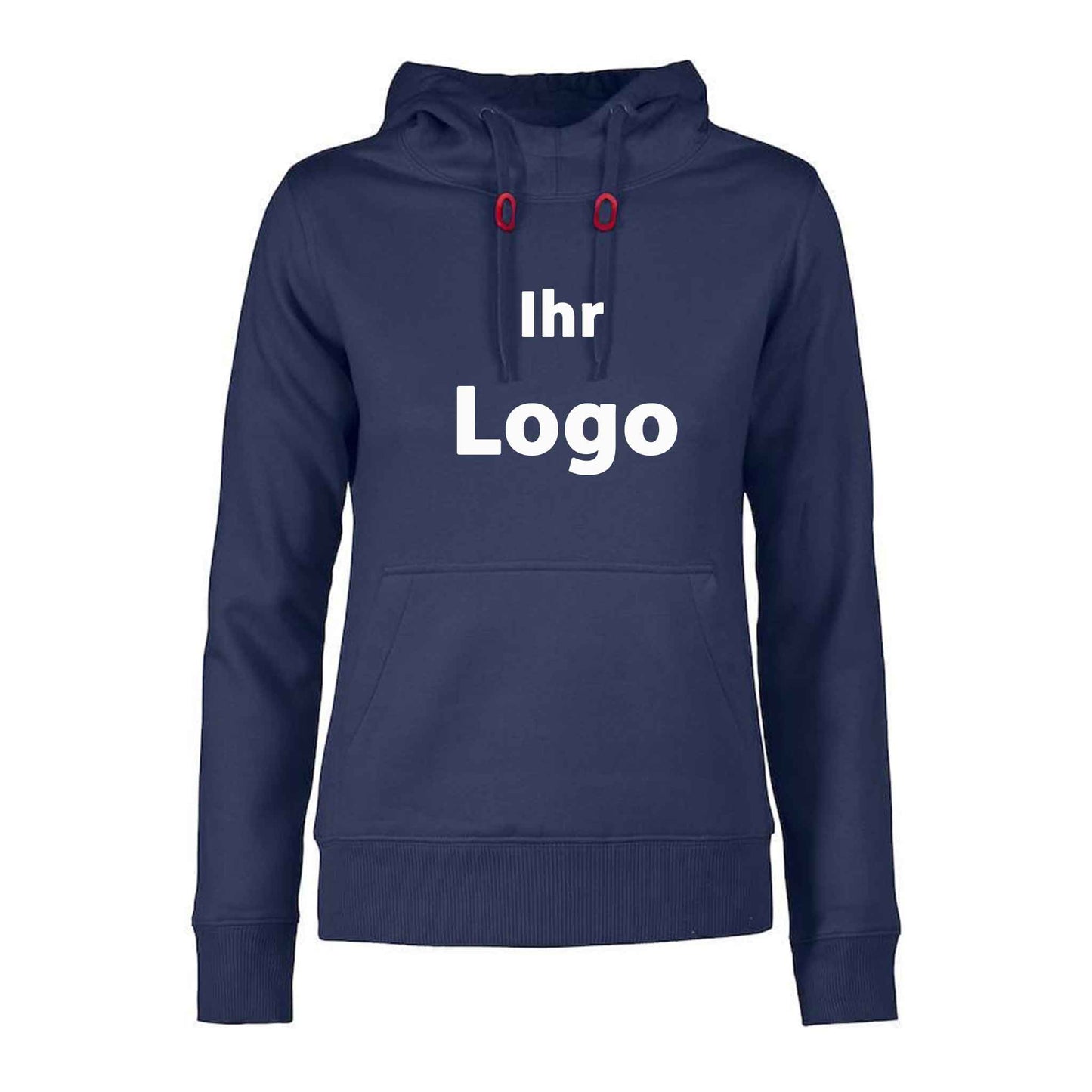 Taillierter Damen Hoodie - Individuell mit Ihrem Logo bestickt oder bedruckt