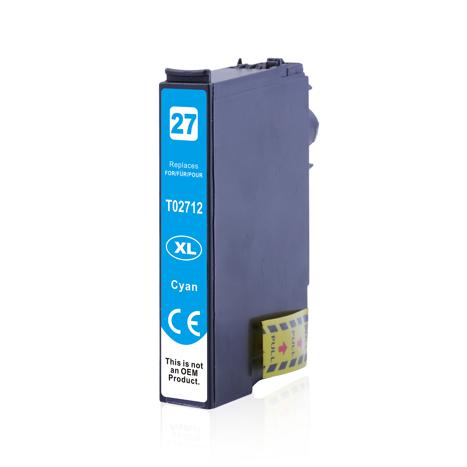 EuroCartridge Tintenpatrone ersetzt T2711 27XL cyan
