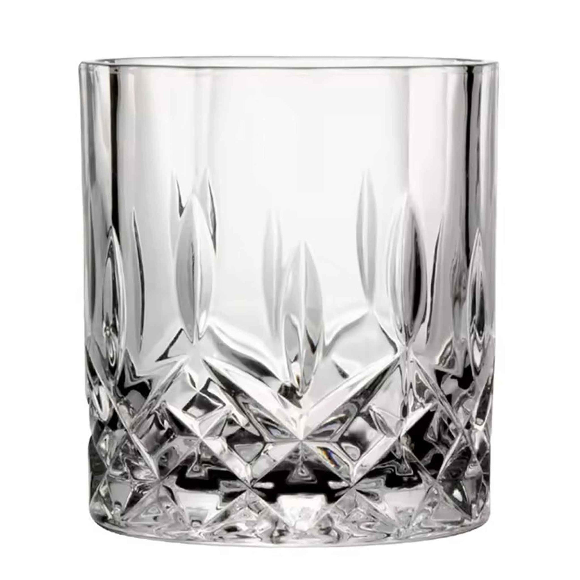 G19-6er Set Whiskygläser 350 ml – Kristall Design „Timeless Retro“ Cocktailgläser