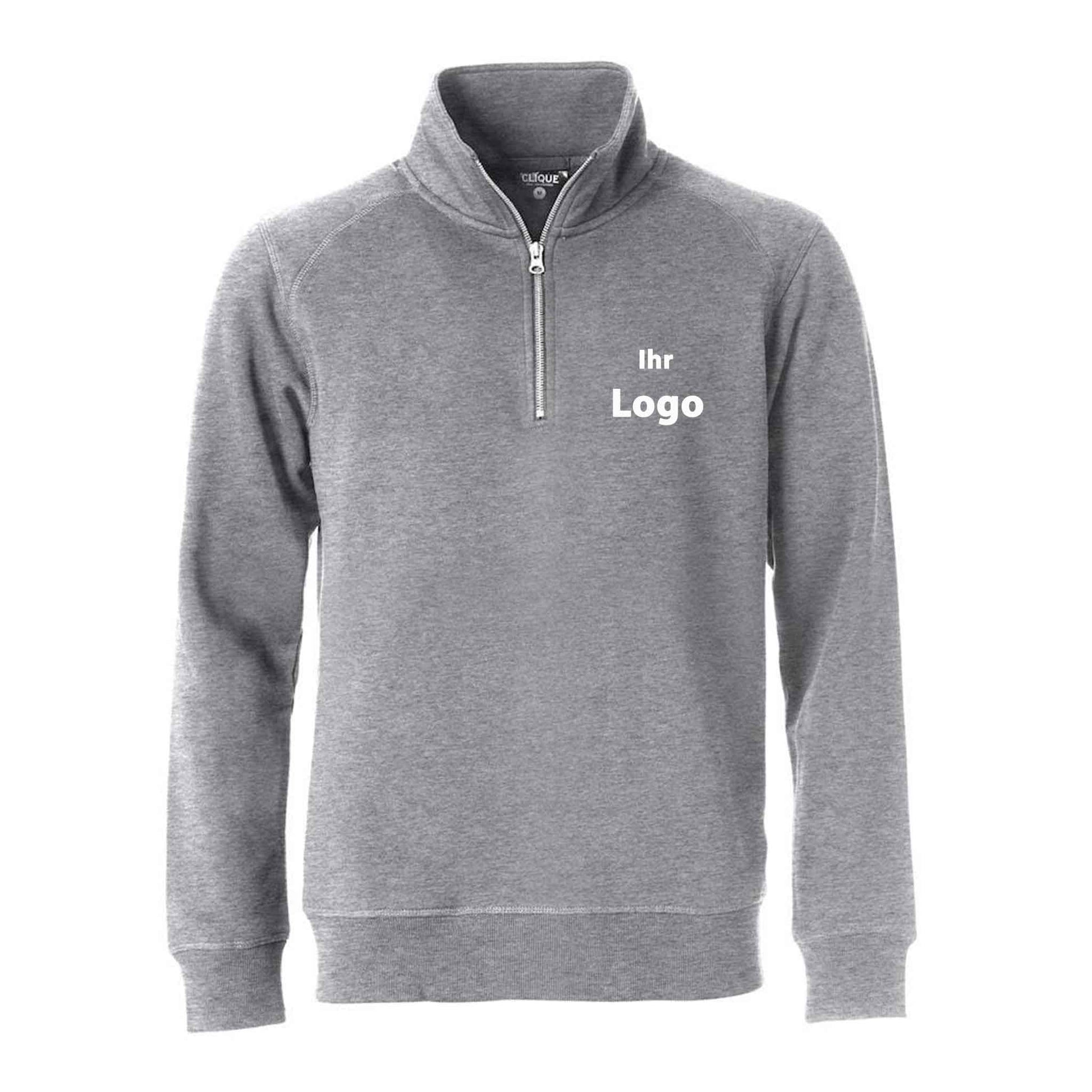 Clique Unisex Sweatshirt mit Reissverschluss und Stehkragen - Classic Half Zip