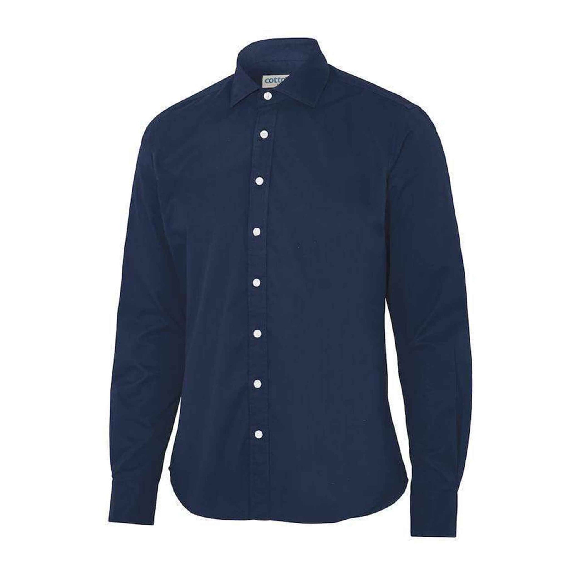 Hemd aus feinem Baumwoll für Herren -Twill Slim Fit Man