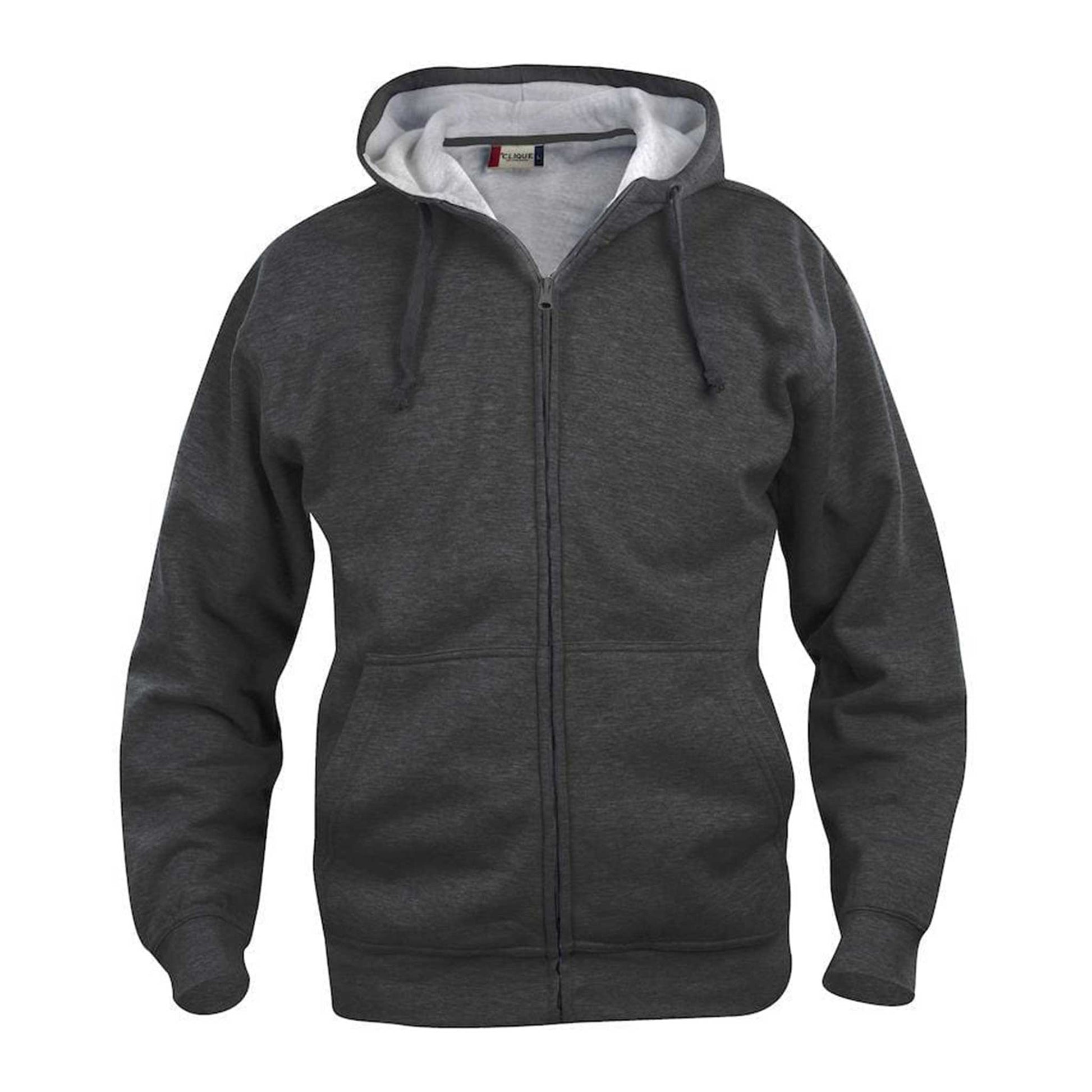 Herren Hoodie Basic- Anthracite Melange M