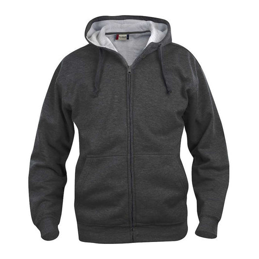 Herren Hoodie Basic- Anthracite Melange M
