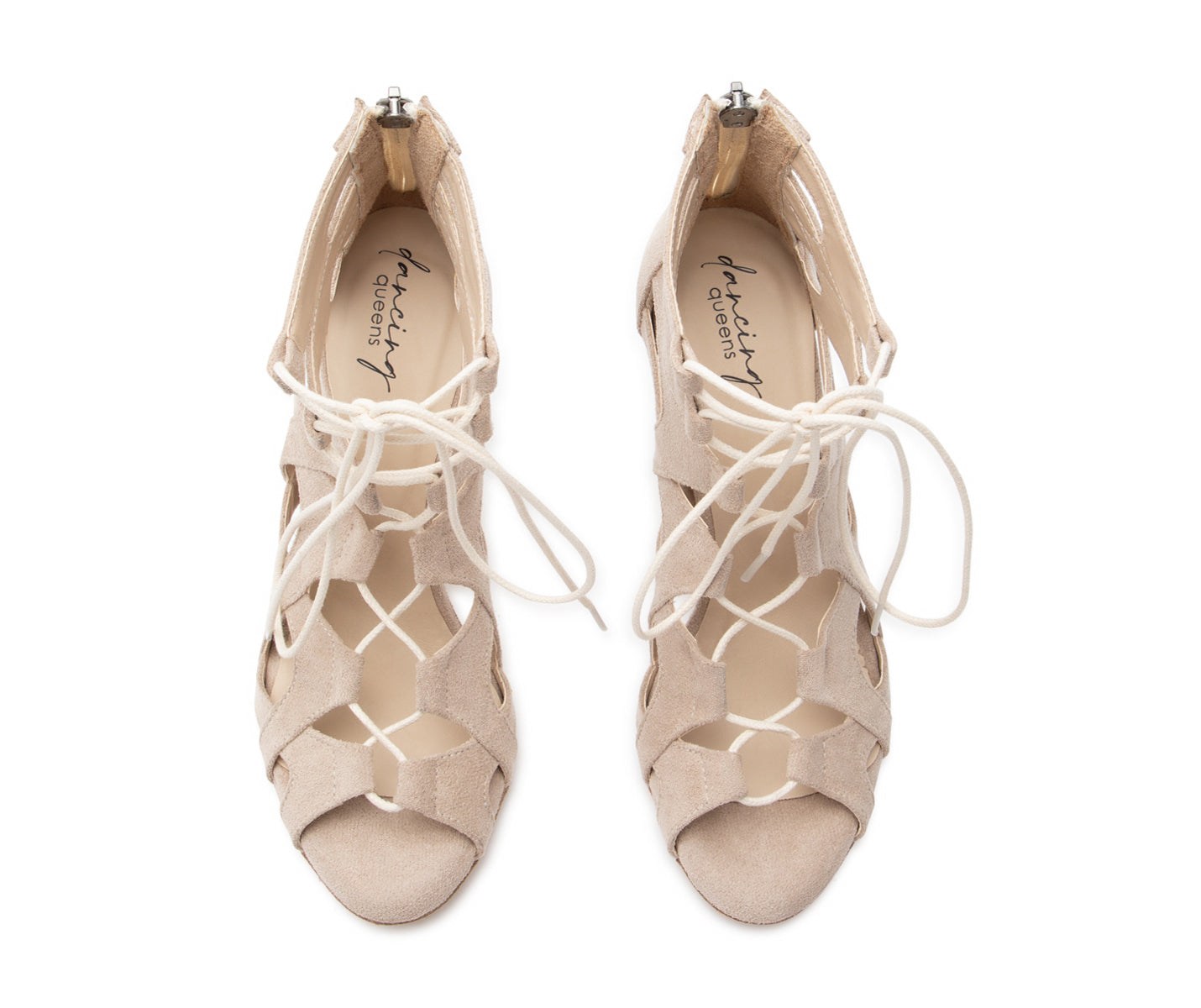 Magnet Core Tanzschuhe in Beige Wildleder