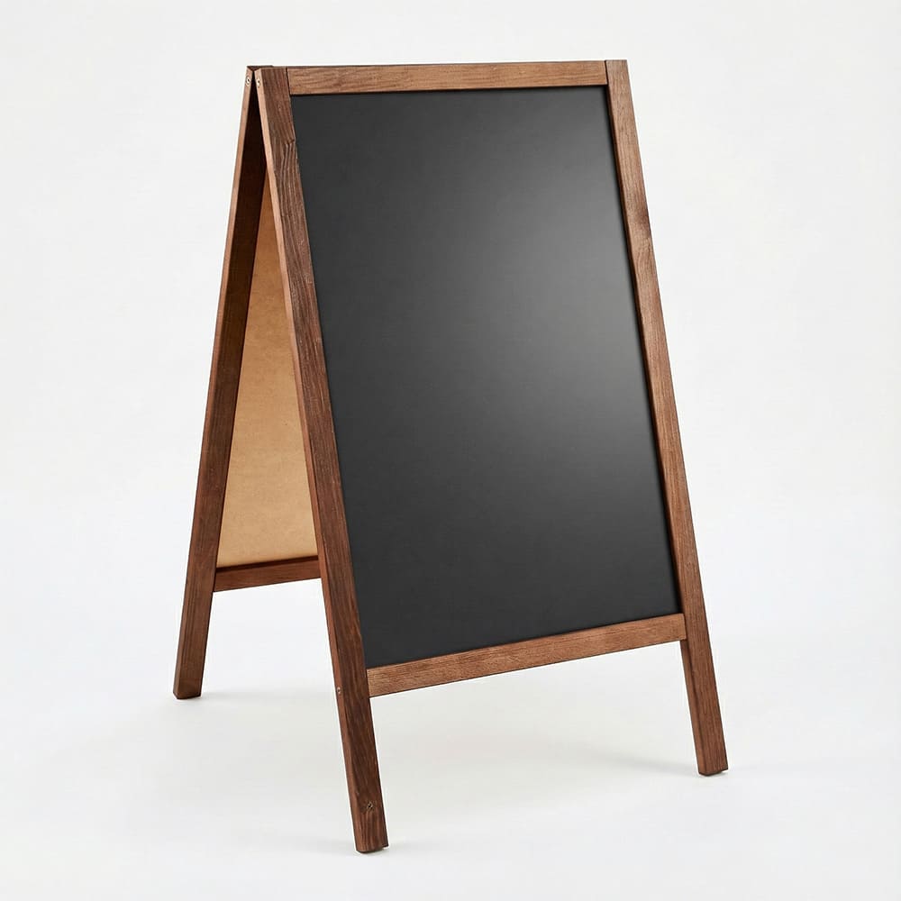 Holz Kundenstopper "ColorFrame" 90x51cm, Indoor