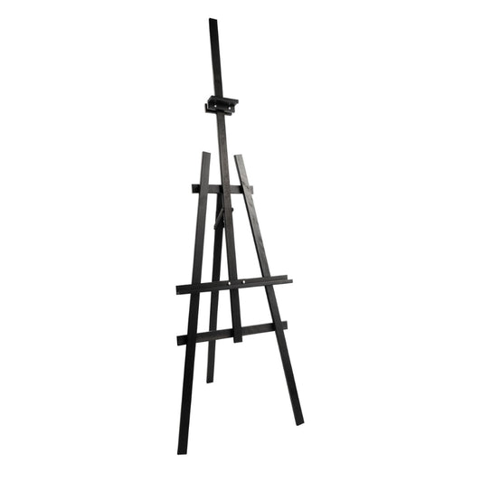 Holz Staffelei Classic, Schwarz, 175cm