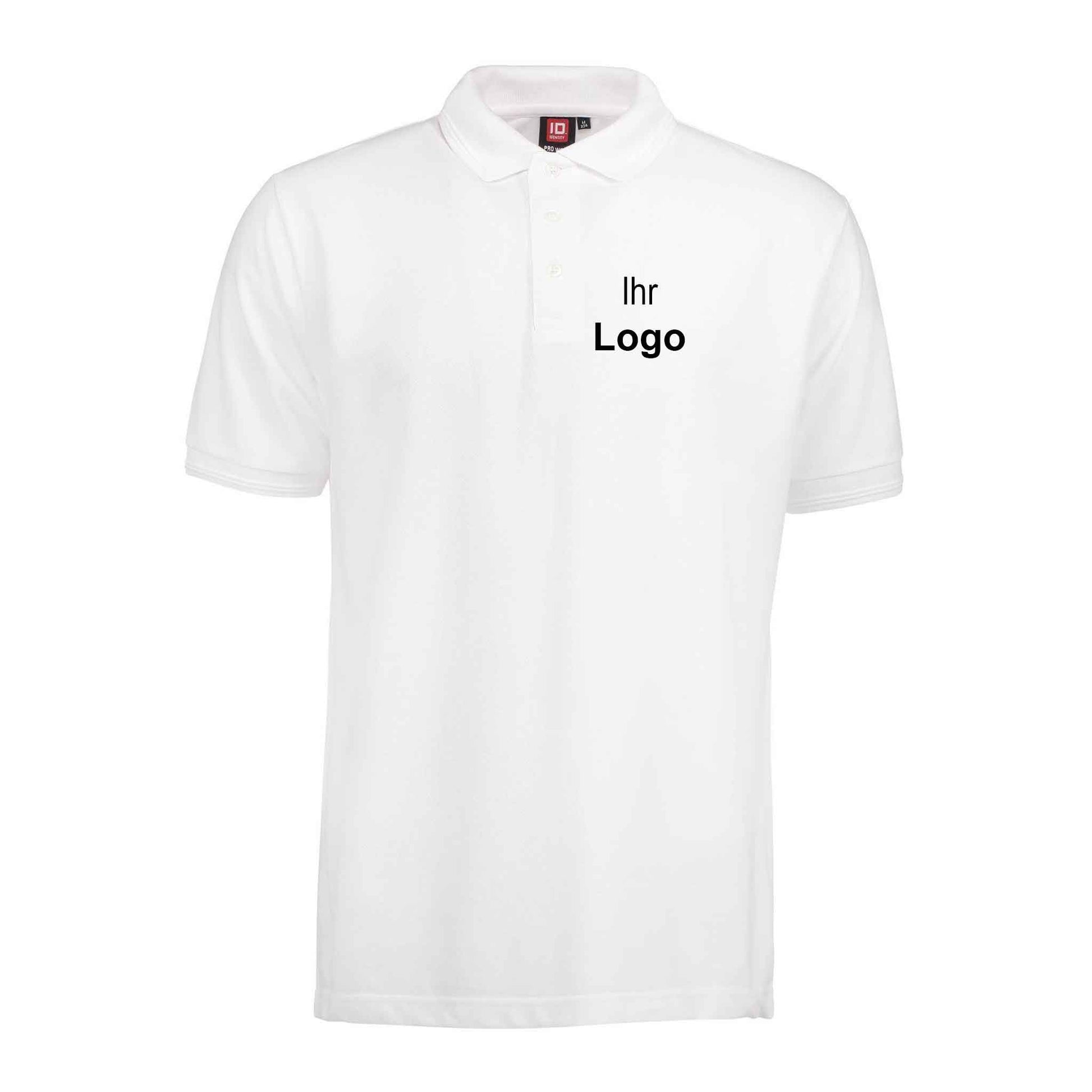 ID Identity Herren Poloshirt ohne Brusttasche