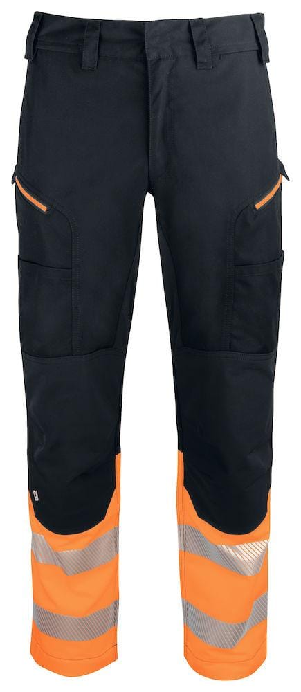 6528 STRETCH ARBEITSHOSE EN ISO 20471 KLASSE 1 MODERNER SCHNITT - wirbe-welt.shop