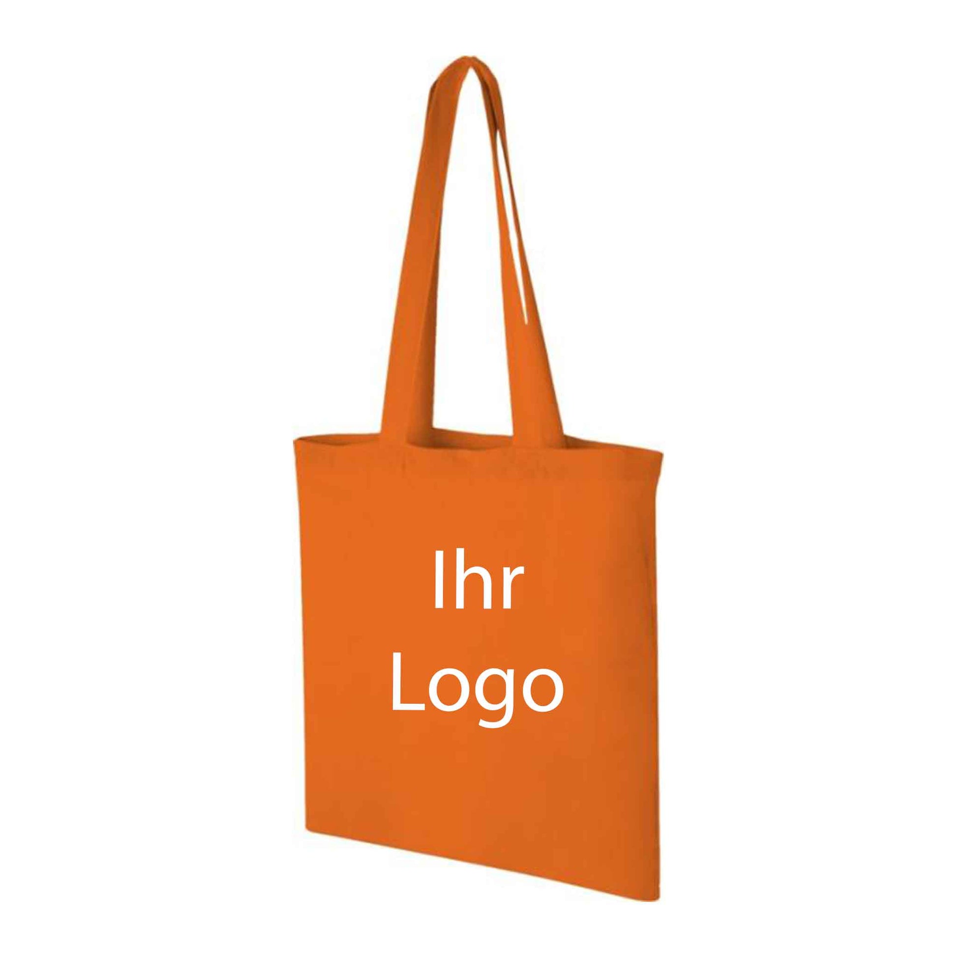Madras Baumwoll Tragetasche 7L - Orange 50 Stück