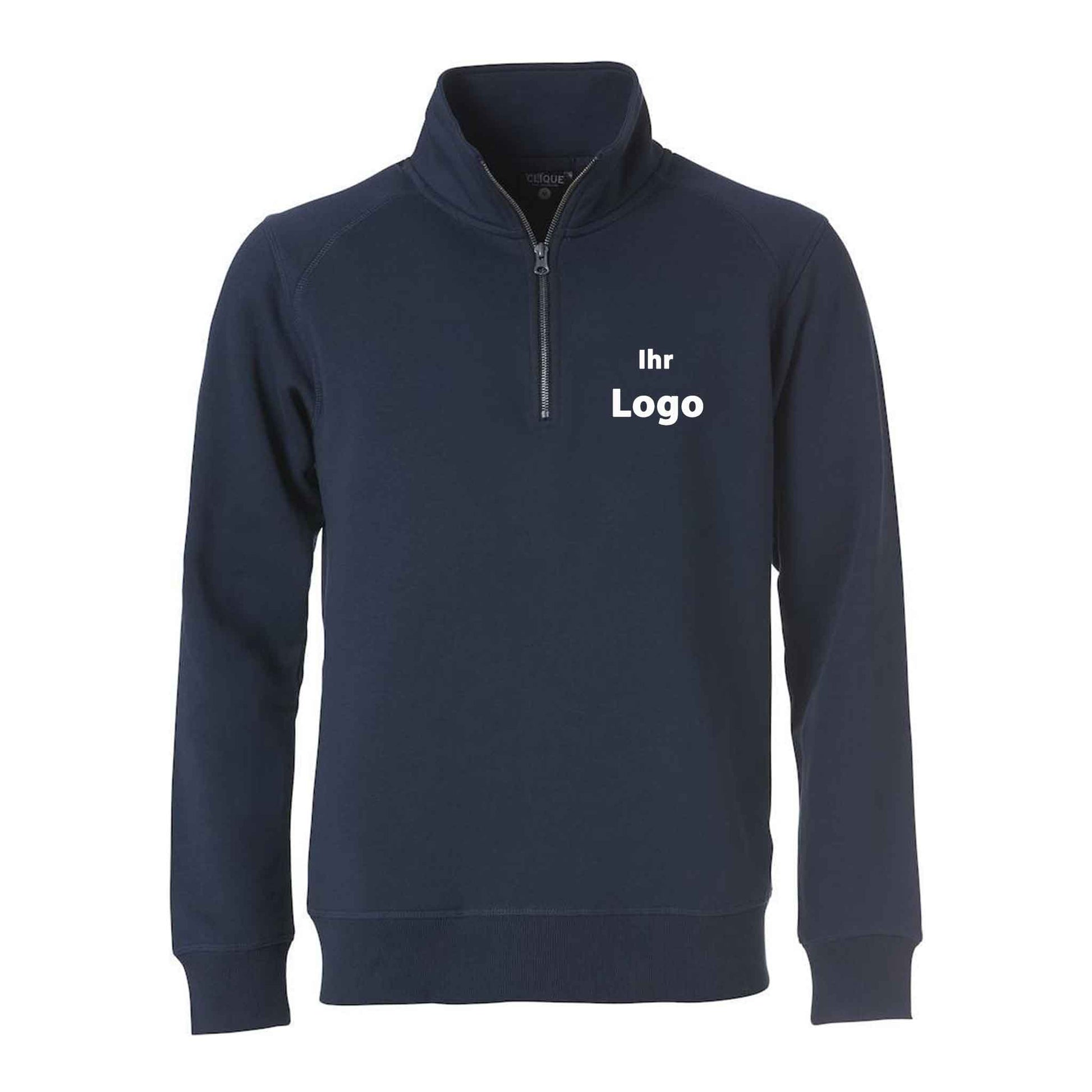 Clique Unisex Sweatshirt mit Reissverschluss und Stehkragen - Classic Half Zip