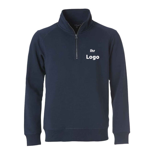 Clique Unisex Sweatshirt mit Reissverschluss und Stehkragen - Classic Half Zip