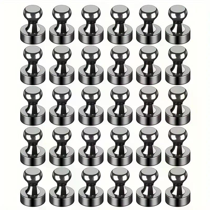 30 Stück Neodym-Kegelmagnete, stark haftende Powermagnete, Schwarz