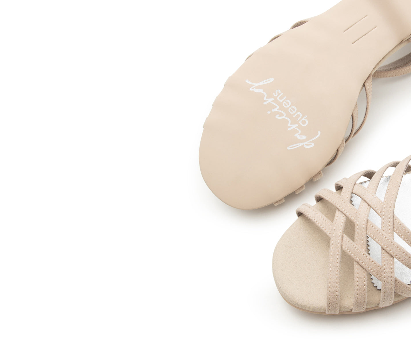 Joy Tanzschuhe in Beige Microfaser