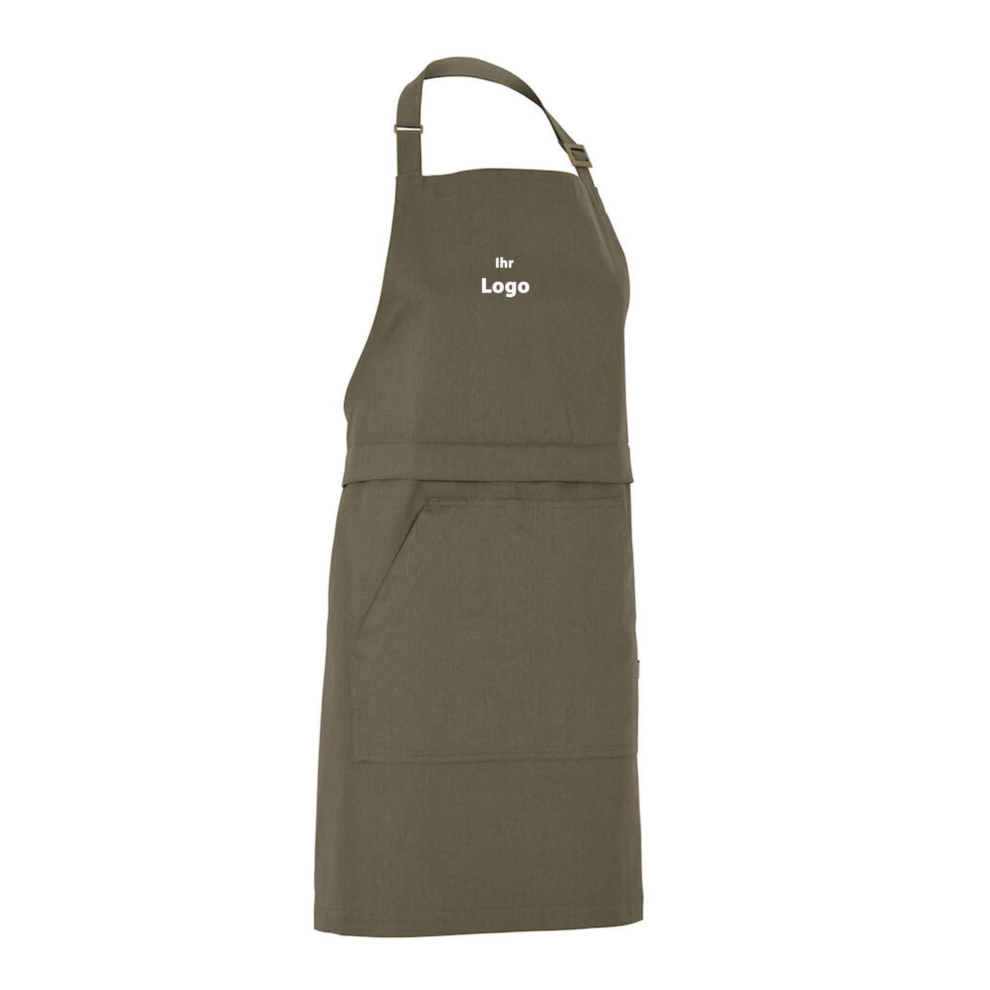 Persönlicher Stil: Combi Apron Latzschürze - Bedruckt mit Ihrem Logo für einen einzigartigen Look