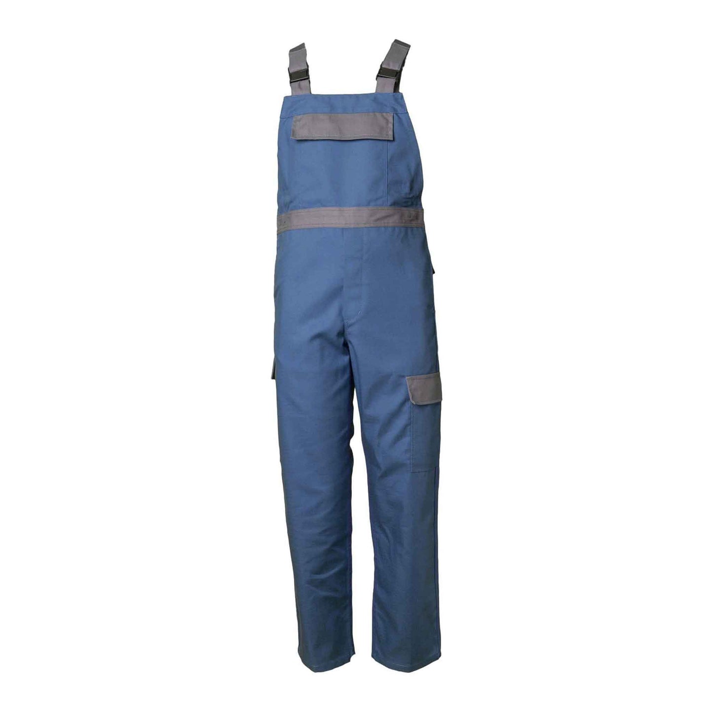 Planam Latzhose Major Protect kornblau/grau