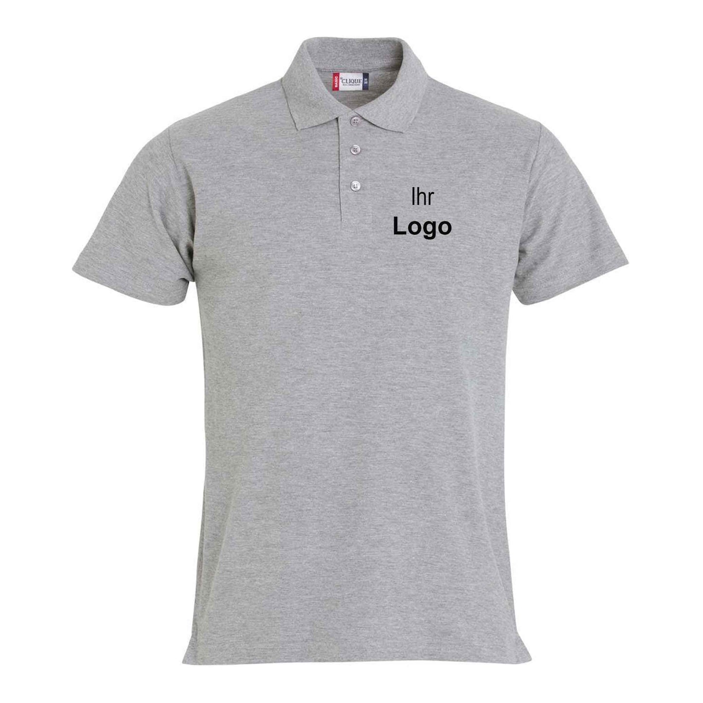 Poloshirt besticken und bedrucken- Herren Poloshirt Basic
