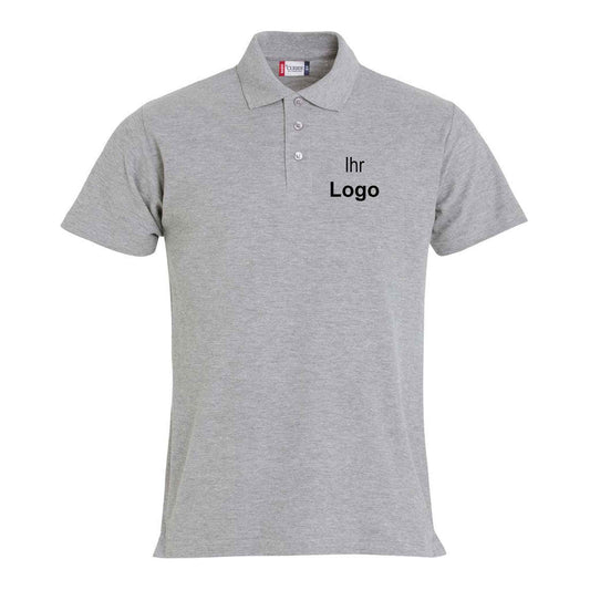 Poloshirt besticken und bedrucken- Herren Poloshirt Basic