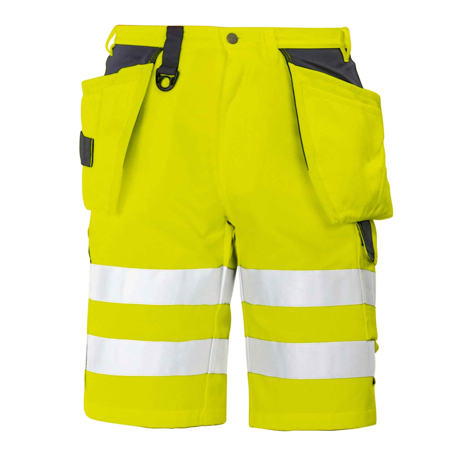 Projob Herren Arbeits-Shorts in Warnschutzfarben