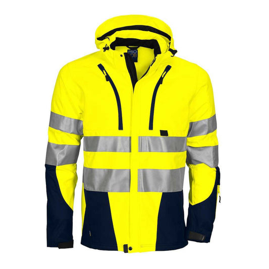 Projob Herren Warnschutzjacke aus funktionellem Softshell