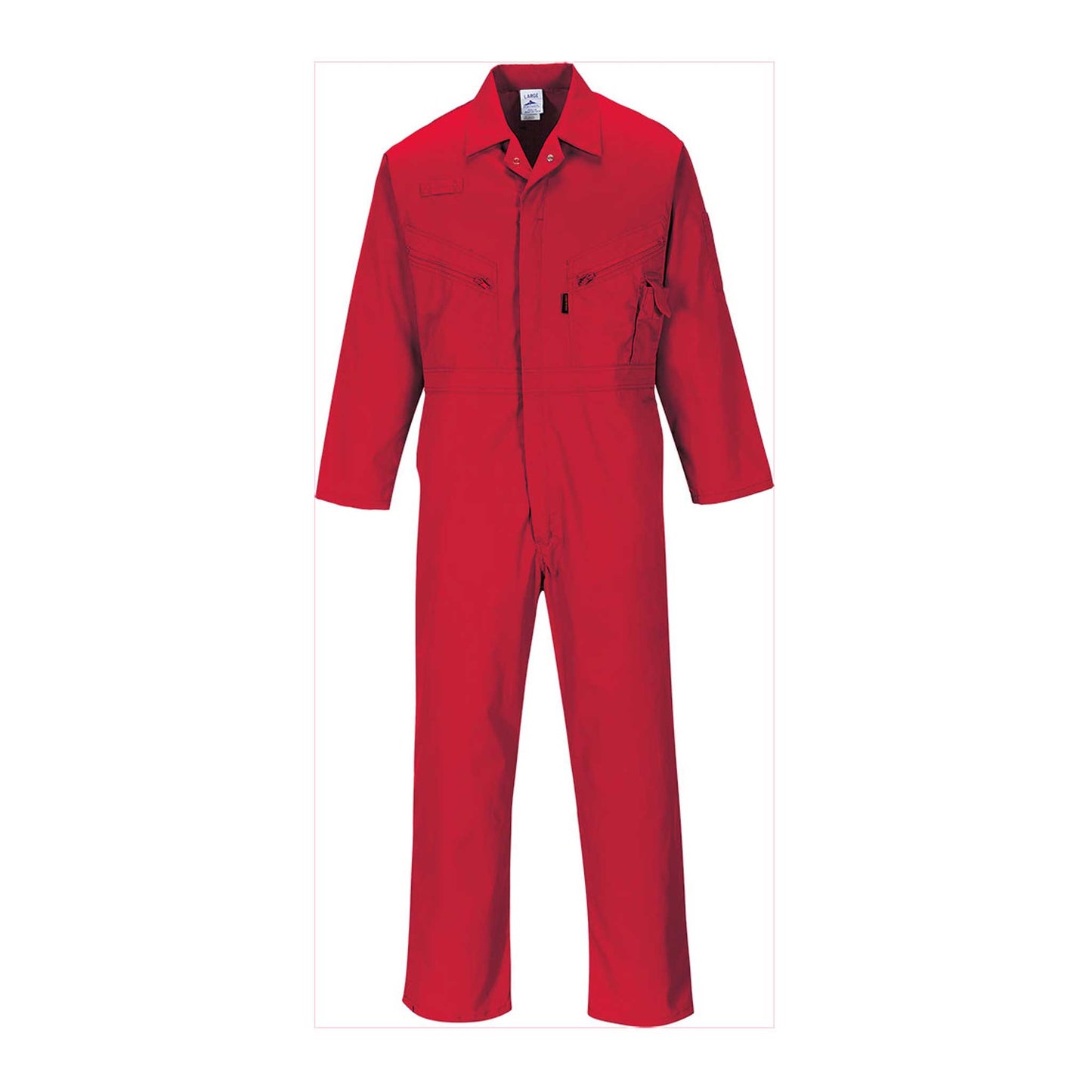 C813 Liverpool Overall – Robuster Schutz mit Stil rot
