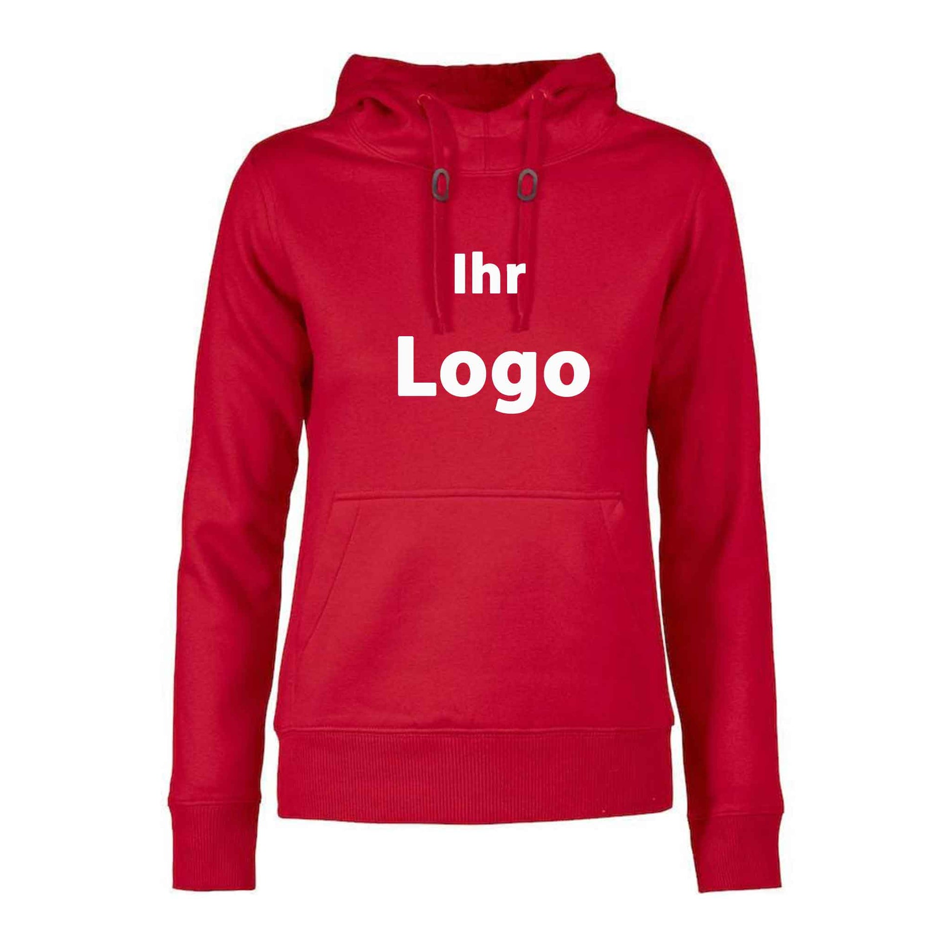 Taillierter Damen Hoodie - Individuell mit Ihrem Logo bestickt oder bedruckt