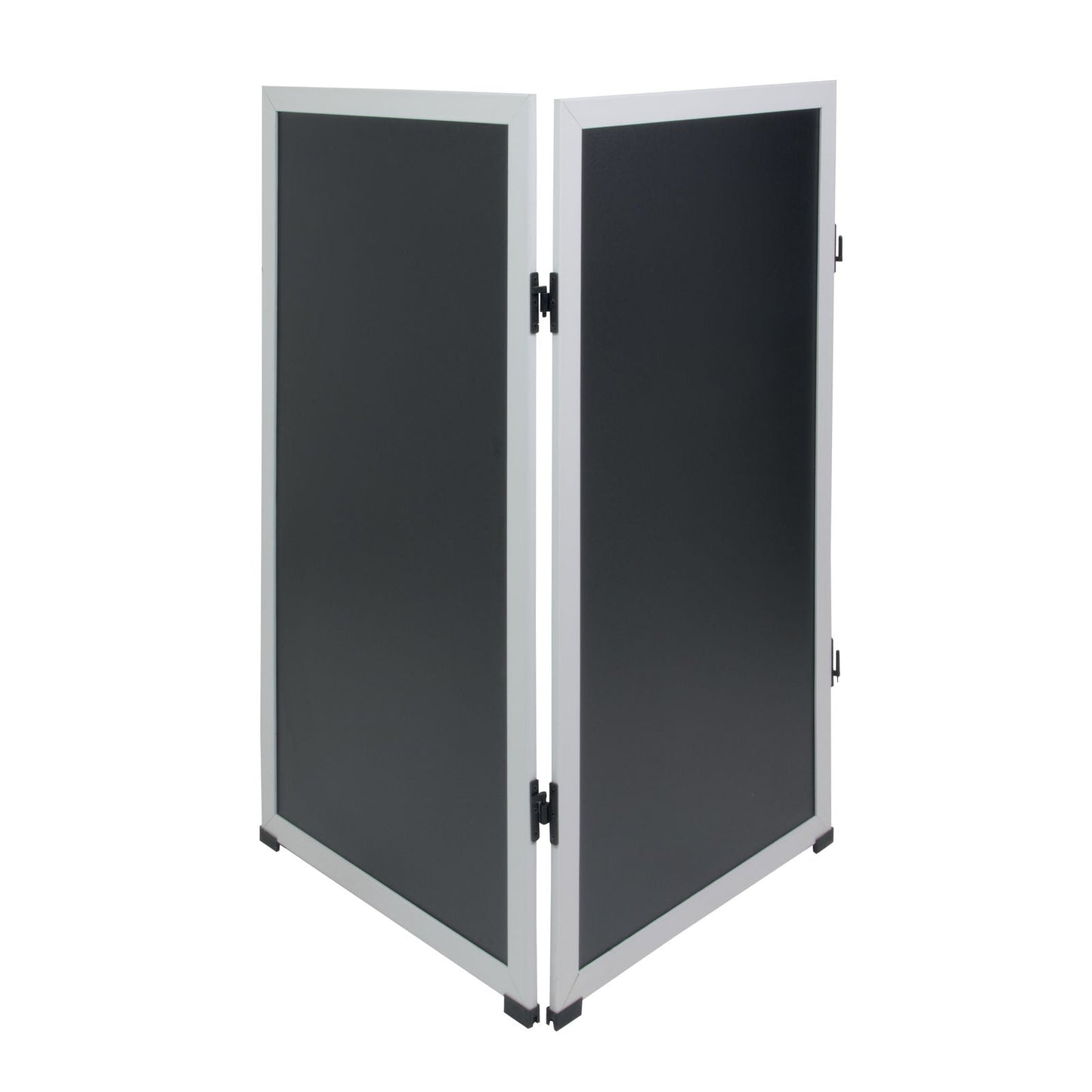 Securit® Multiboard Kreidetafel mit Holzrahmen, Silber, 115x60cm, Outdoor