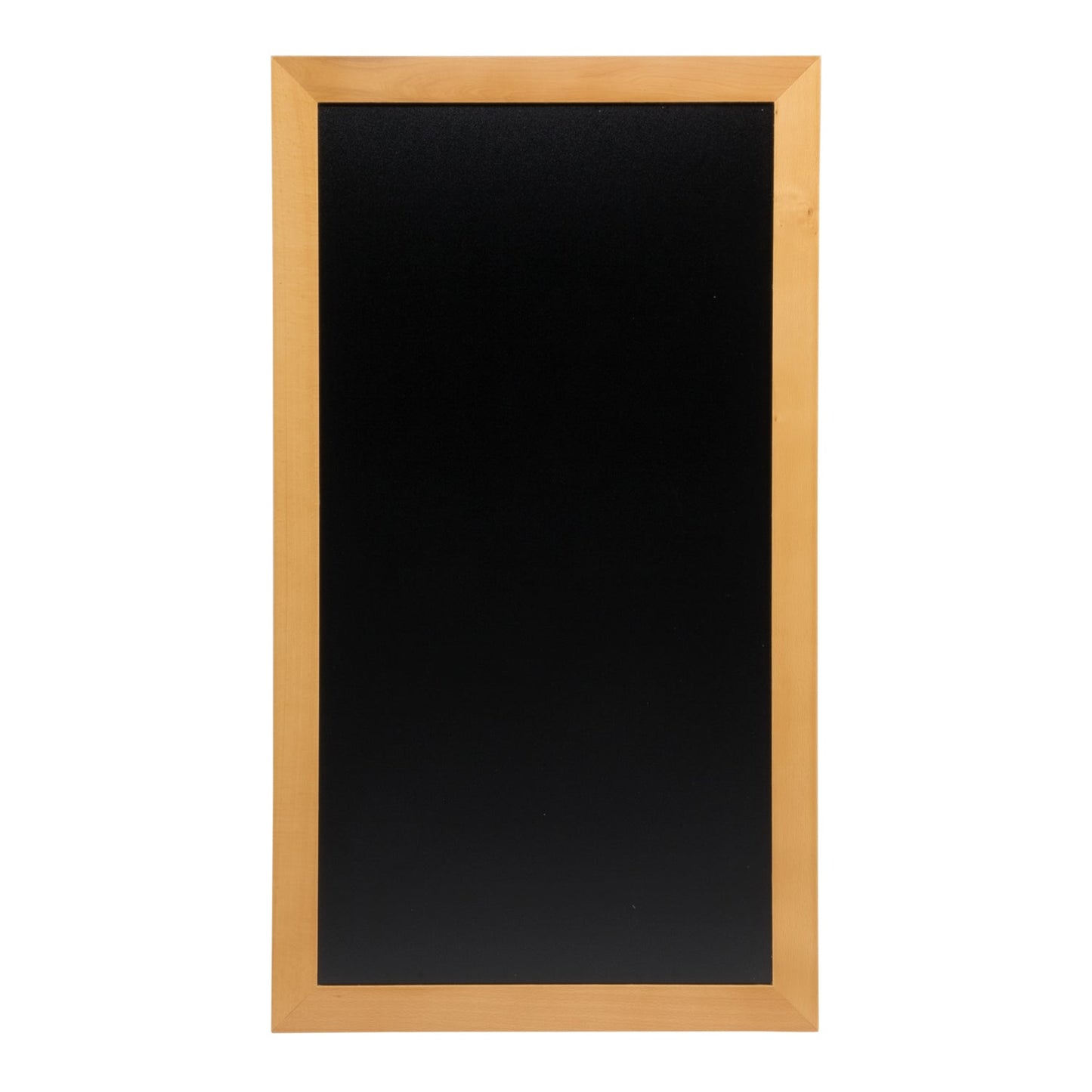 Securit® Wandkreidetafel "Long", Holzrahmen Hellbraun, 56x100cm, Outdoor