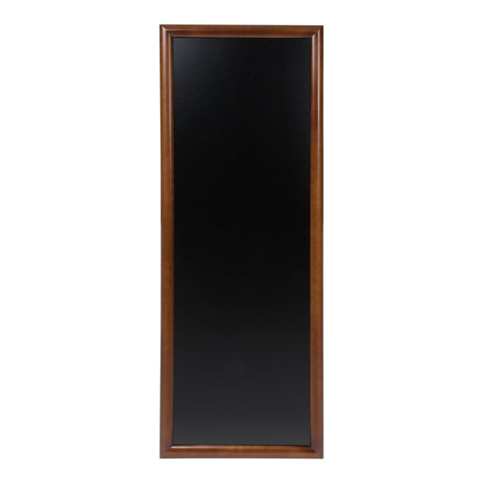 Securit® Wandkreidetafel "Long", Holzrahmen Dunkelbraun, 56x150cm, Outdoor
