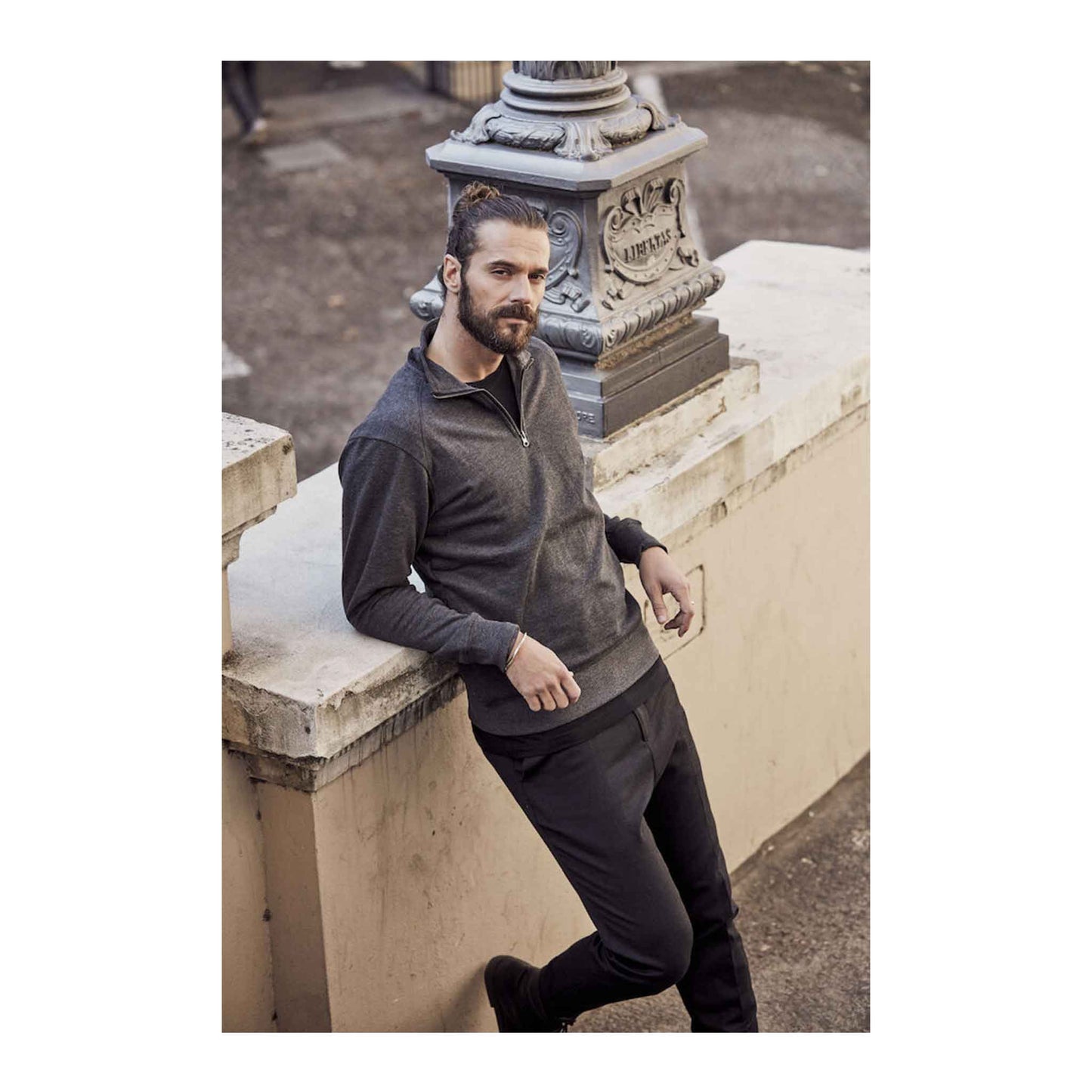Clique Unisex Sweatshirt mit Reissverschluss und Stehkragen - Classic Half Zip