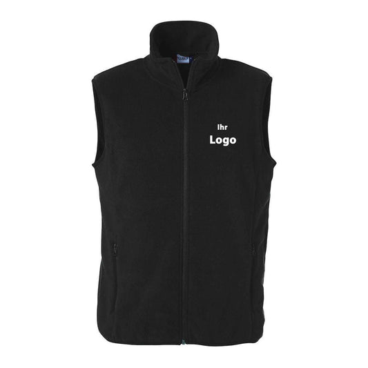 Unisex Polar Fleece Weste mit Stehkragen