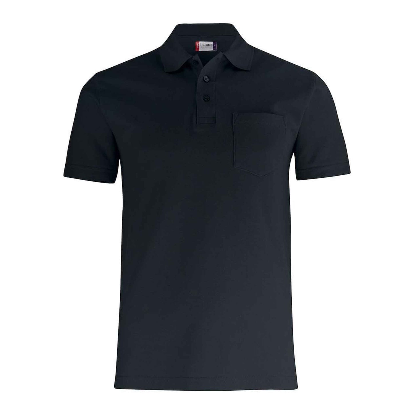 Unisex Poloshirt mit Brusttasche-Basic Polo Pocket