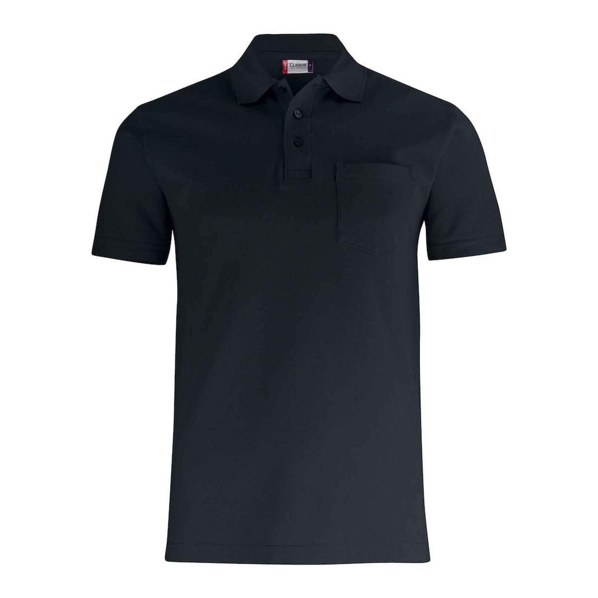 Unisex Poloshirt mit Brusttasche-Basic Polo Pocket
