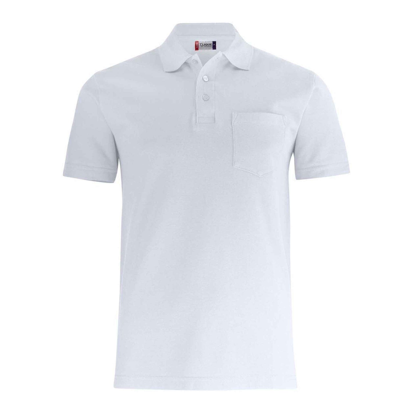 Unisex Poloshirt mit Brusttasche-Basic Polo Pocket