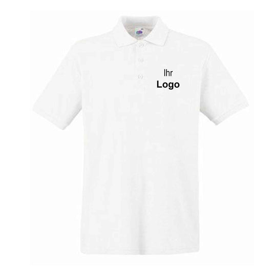 Herren Poloshirt Premium weiss L