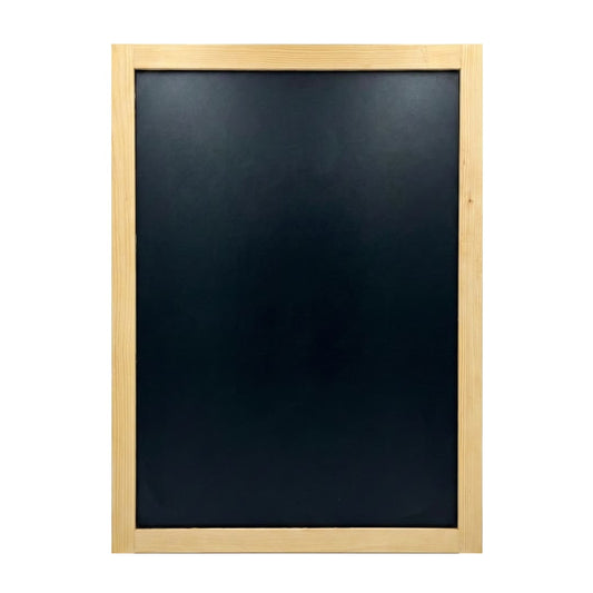 Wandkreidetafel magnetisch 30 × 38 cm, Holzrahmen Natur – B-Ware / Abverkauf