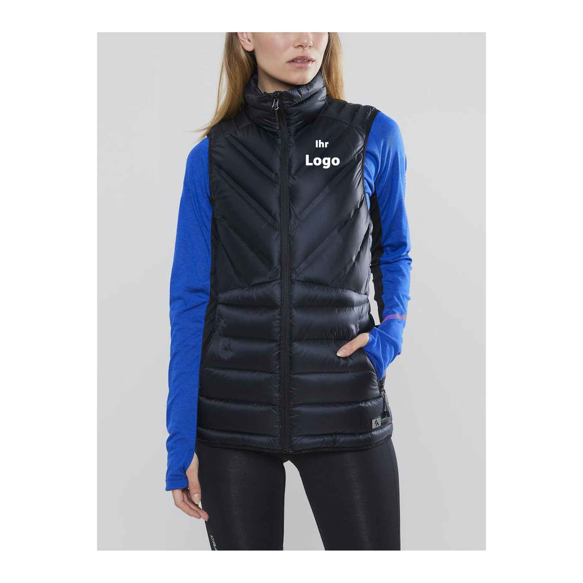 Warme Daunen Weste / Gilet für Damen - Warm gefüttert