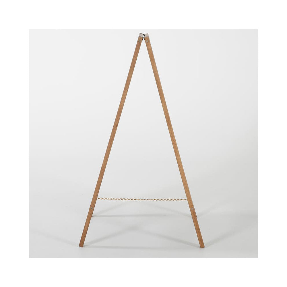 Holz Kundenstopper 95x54cm, Magnetisch, Dunkelbraun, Outdoor