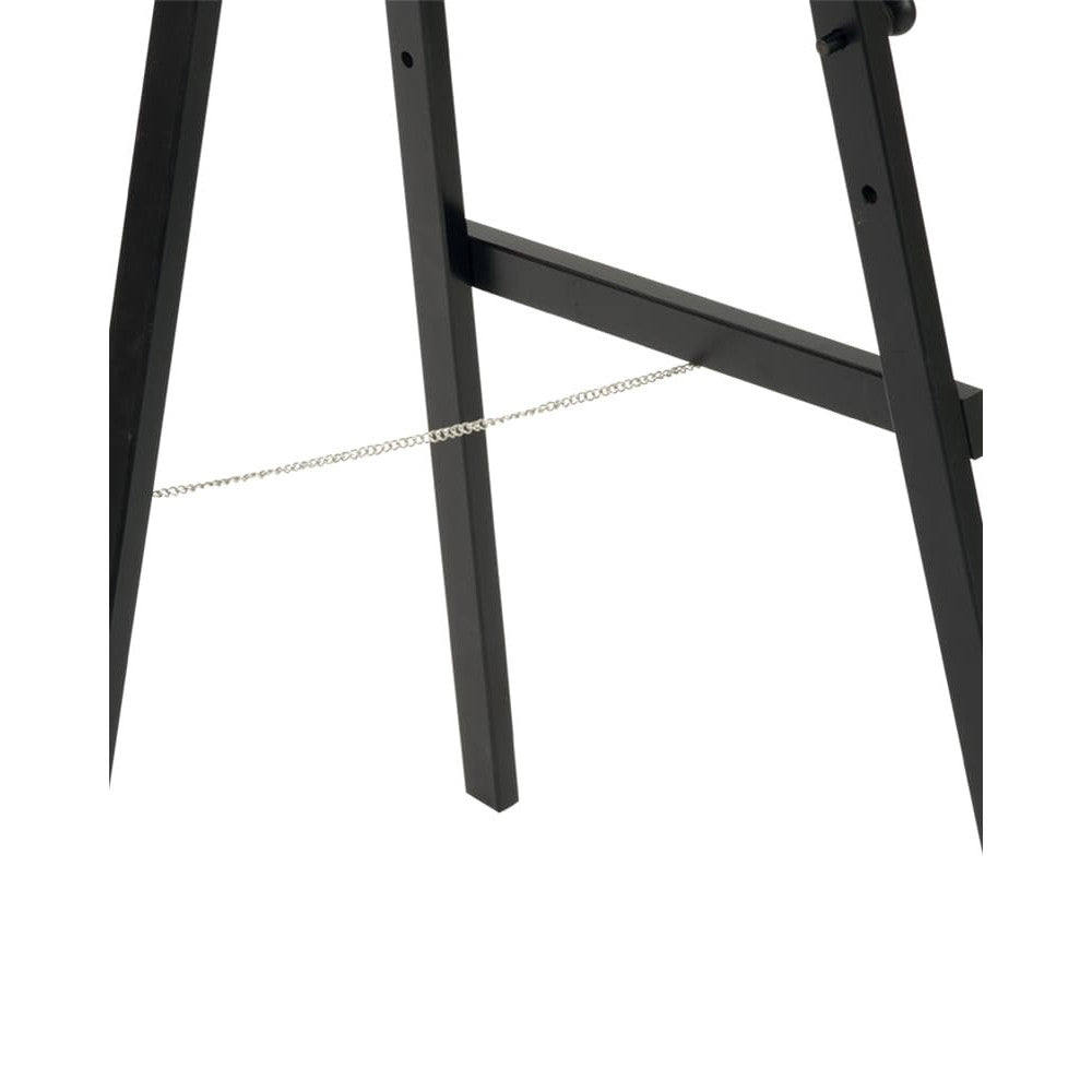 Securit® Kiefernholz Staffelei, 165cm, Schwarz, Outdoor