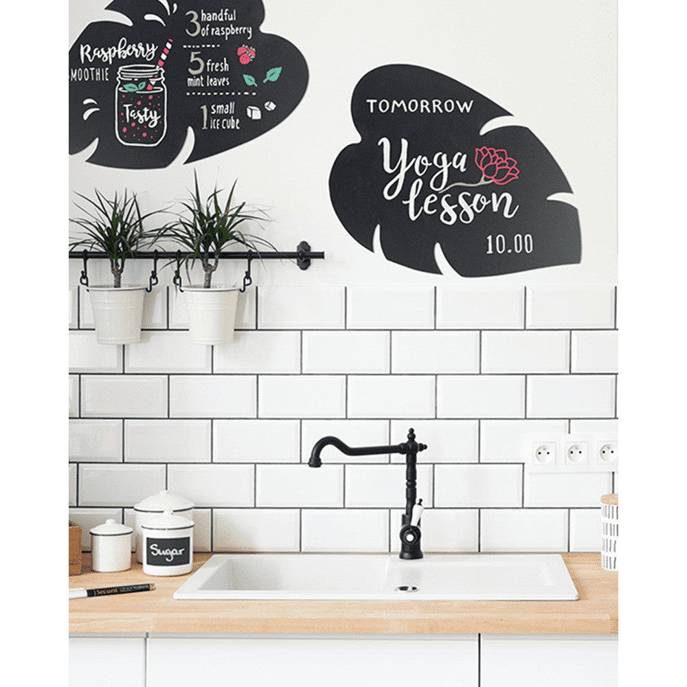 Securit® Wandkreidetafel Silhouette Blatt, 29x44cm