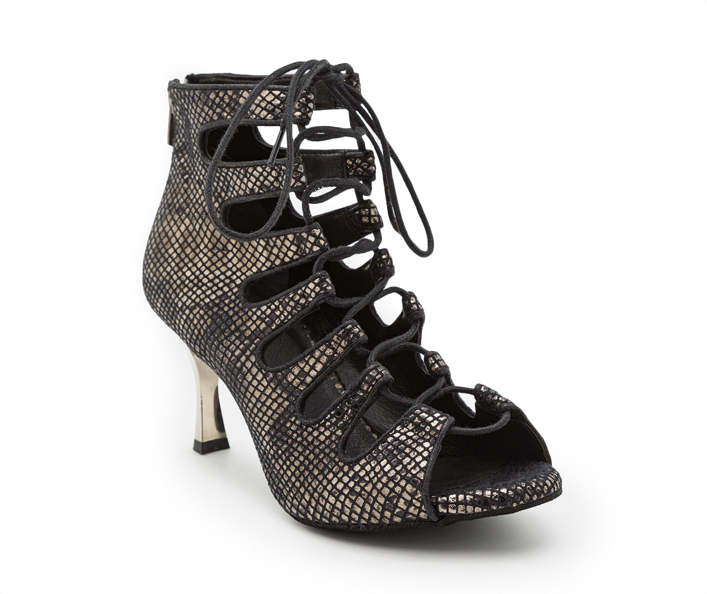 Magnet Tempt Tanzschuhe in Schwarz Leder