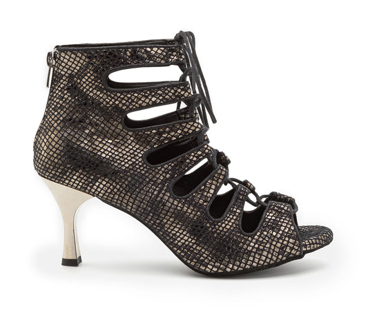 Magnet Tempt Tanzschuhe in Schwarz Leder