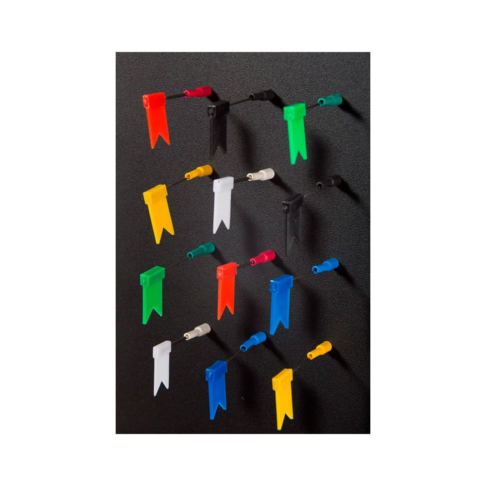 Neodym Organisations-Fähnchenmagnete (6er Set, bunt)