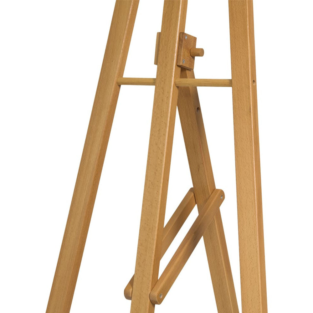 Securit® Kiefernholz Staffelei, 165cm, Teak, Outdoor