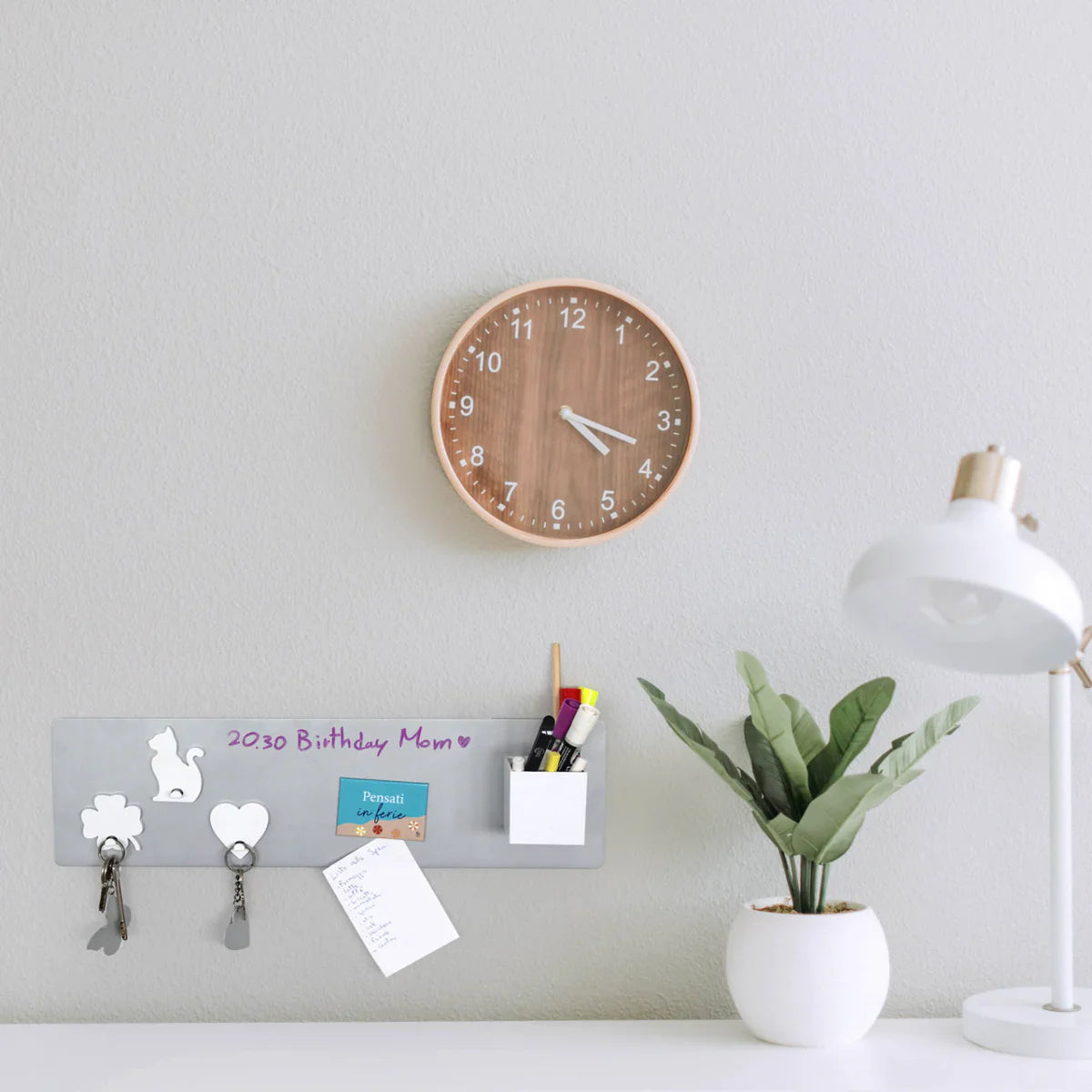 KalaMitica® Magnetische Kreidetafel ohne Rahmen, 50x14cm