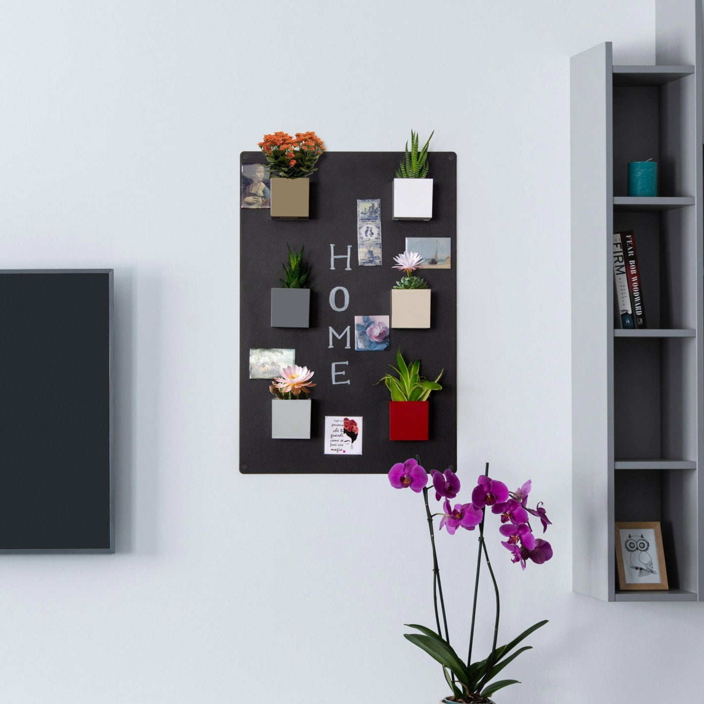KalaMitica® Magnetische Kreidetafel ohne Rahmen, 56x38cm