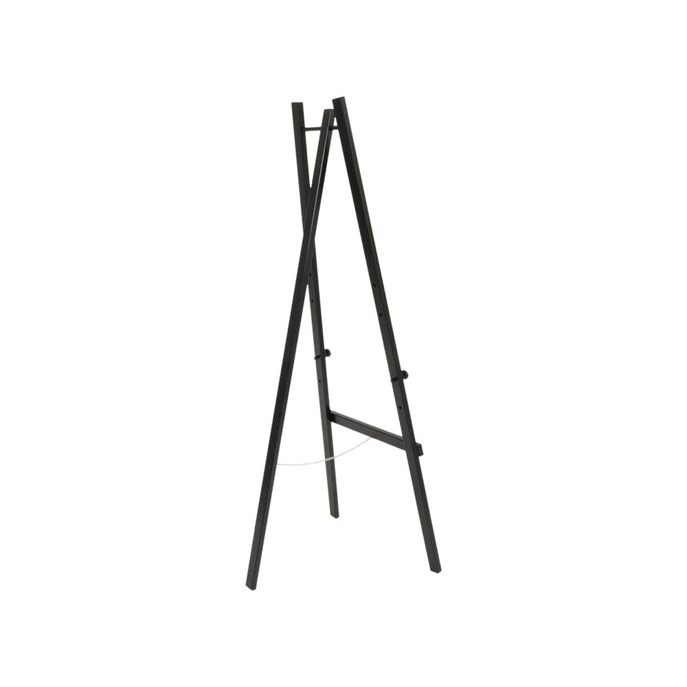 Securit® Kiefernholz Staffelei, 165cm, Schwarz, Outdoor