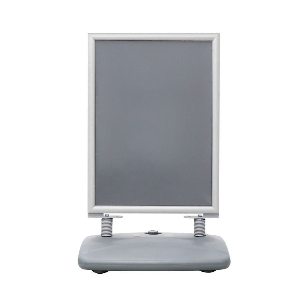 Kundenstopper Alu "Poster Swing" mit Wassertank, DIN A1, Silber, Outdoor