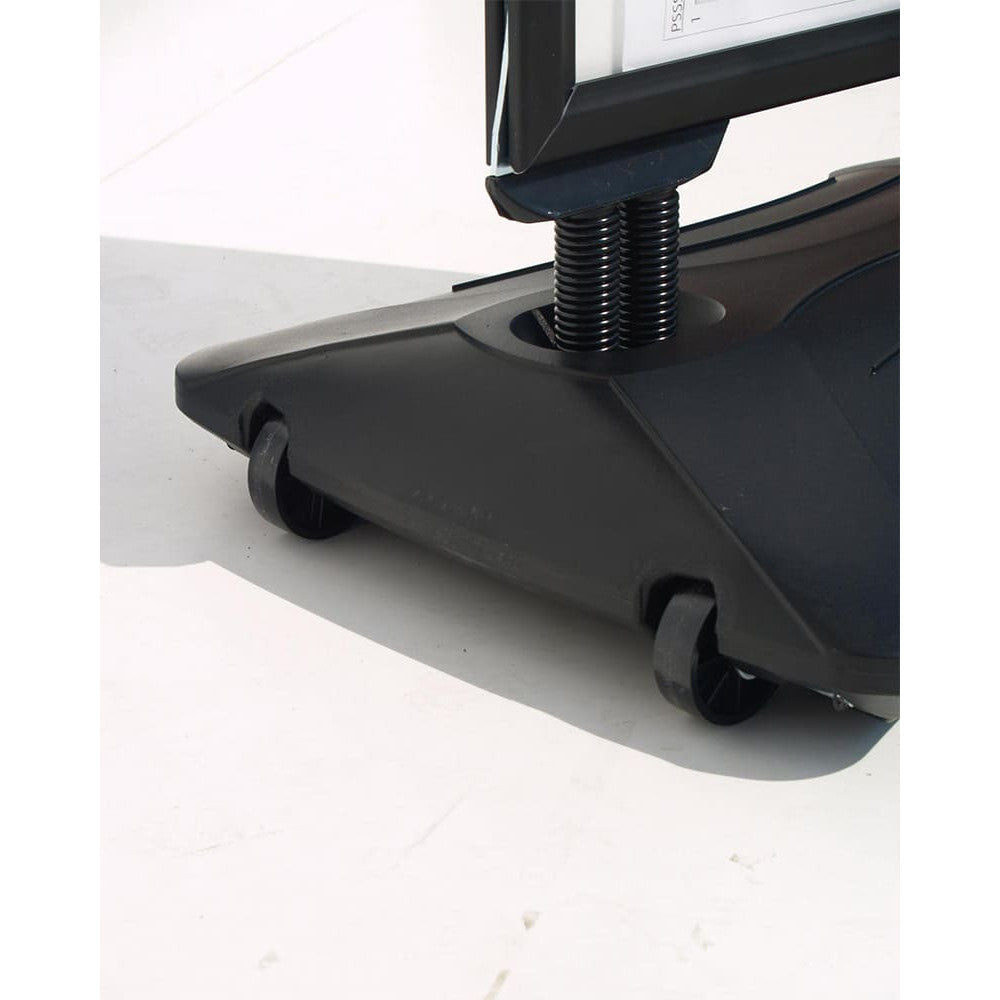 Kundenstopper Alu mit Wassertank, WindPro Basic, Schwarz, Outdoor