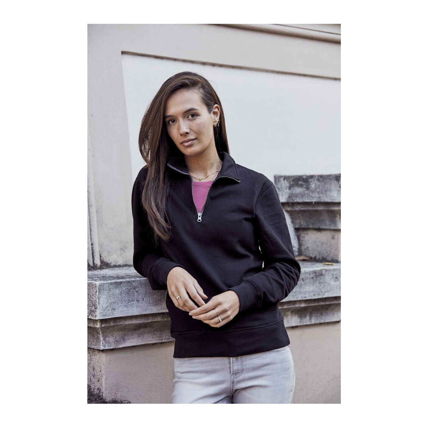 Clique Unisex Sweatshirt mit Reissverschluss und Stehkragen - Classic Half Zip